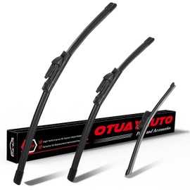 OTUAYAUTO Windshield Wiper Blades - Replacement for Volkswagen Vw Tiguan 2018-2022, Front and Rear Wipers Set, Top Lock - 25"+22"+15" (Pack of 3)