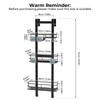 ODesign Over The Door Shower Caddy, 3-Tier Adjustable Hanging Shower