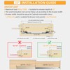 SIGOE Push to Open & Soft Close Undermount Drawer Slide