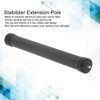 Carbon Fiber Extension Monopod Pole, 25cm 33mm Diameter 1/4" Screw