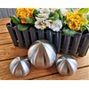 Jürgen Bocker Garden Ambiente Decorative Baubles Set of 3 Stainless