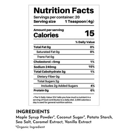 Just Ingredients Caramel Corn Popcorn Salt