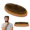 Cepillo Para Barba De 11cm,Cerdas De Jabalí De Bigote Para