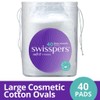 Swisspers Large Cosmetic Oval Pads 40 Pack