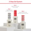 DND Gel Polish Set, White Collection, UV/LED Gel Polish and