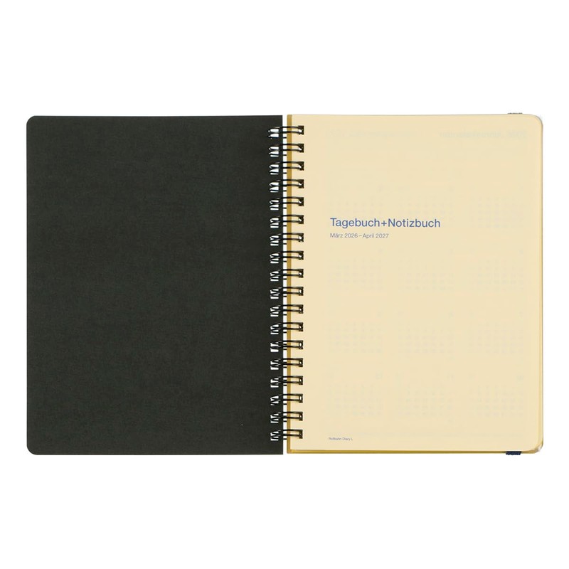 [Delphonics Notebook 2026-2027 Version/Starts March 2026] Rollbahn Diary Metallic L
