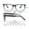 OLOMEE-Gafas de lectura 4.5 de gran tamaño, grandes y cuadradas,