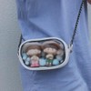 YUYAKESHI Case, Bag, Pain Bag, Space Capsule Type, Clear Sewn