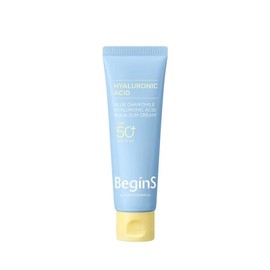 Begins by Jung Saem Mool Blue Chamomile Hyaluronic Acid Moisture Sun Cream / 비긴스 바이 정샘물 블루 캐모마일 히알루론산 수분 선 크림