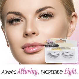 Andrea False Lashes Style 43 - Black 4 pairs