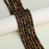 XIANNVXI Natural Stone Tiger's Eye Beads for Threading with Hole
