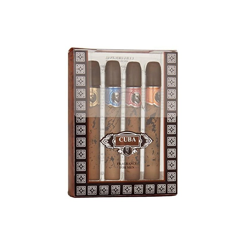 Cuba By Cuba for Men Gift Set, 4 Count
