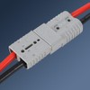 350A Forklift Battery Connector 2/0 AWG Gray 350A 600V Plug,