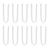 10PCS BTE Preformed Sound Tube Silicone Replacement Accessory Sound Aid