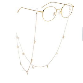 Rambling Rose Fashion 11 Butterflies Charms Eyeglass Chain Strap Holder Cord Fashion Mask Retainer Reading Eyeglass Necklace for Women