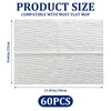 Uoxmiy 60 Pcs Disposable Dusting Cloths, Dry Sweeping Cloths Pads