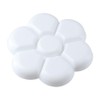 HomeSoGood 7-Well Flower Mixing Imitation Ceramic White Artist Paint Palette