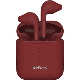 Defunc True Go Wireless Earbuds - One Bluetooth 5.0 Headset - Red