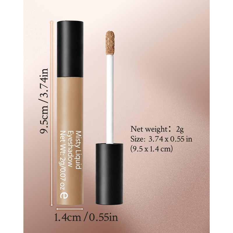 Light Mocha Matte Liquid Eyeshadow