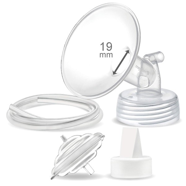 Maymom Pump Parts 1x Flange (19mm) 1 Valve 1 Tubing