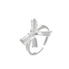 Adorable Ribbon Bow Tied Ring Butterfly Knot Female Open Ring