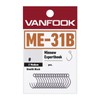 Vanfook ME-31B Minnow Experthook Single Hooks, Medium Wire Inline Eye