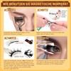 QUEWEL Natural Look Magnetic Eyelashes with Applicator Easy to Use