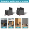 Set of 4 Furniture Risers, 5 cm, Adjustable Table Raiser
