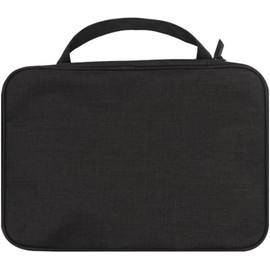 LIFKOME Estuche Para Correas De Reloj Organizador De Almacenamiento De Correas De Reloj De Nailon Negro Bolsa De Transporte Para Viajes 31X23Cm