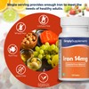 Iron Tablets 14mg | 120 Tablets (4-Month Supply) | Vegan