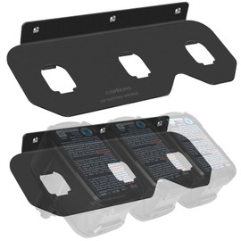 CAPHONT for Ryobi 18V Battery Holder,Heavy Duty Thickened 18 V Battery Storage for Ryobi Wall Mount Tool Holder 3 Slot Ryobi Tool Holder for Workshops, Tool Trailers, Under Shelves, Work Vehicles