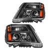 PHILTOP Headlight Assembly, Black Headlights Replacement Compatible with 2016-2017 Terrain