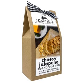 Rabbit Creek Beer Bread Mix Cheesy Jalapeno Beer Bread Mix for Baking Premium Bread Baking Mix