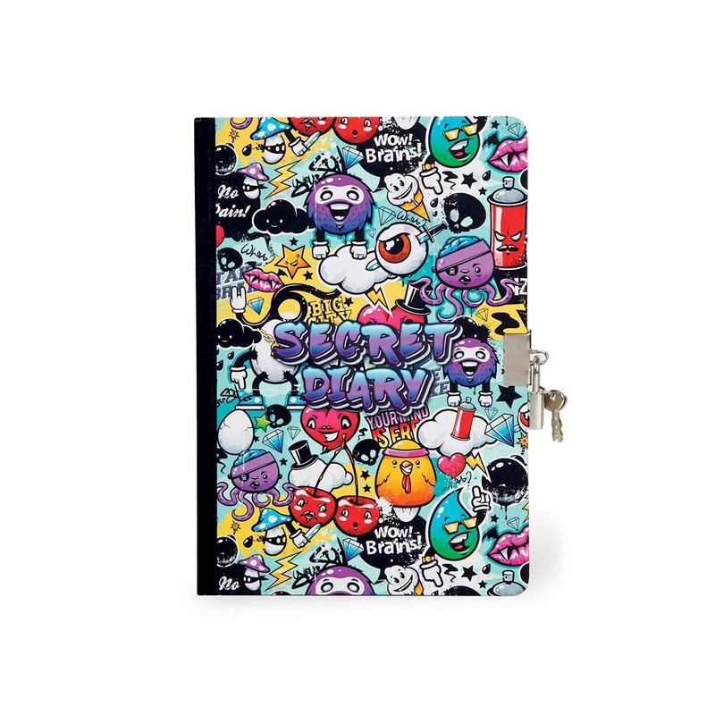 I-TOTAL ® - Secret Diary with Padlock and Two Keys