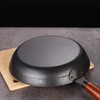 Cast Iron Skillet Even Heating Versatile Comfortable Handle Cast Iron