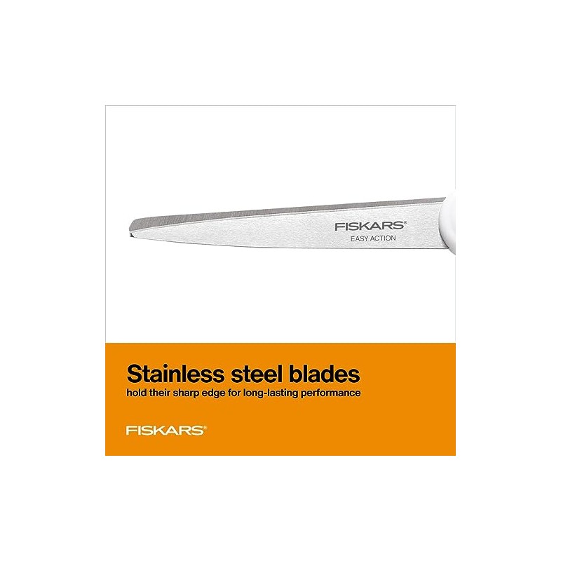 Fiskars Tijeras Curvadas de Fácil Acción de 20.3 cm/8 "