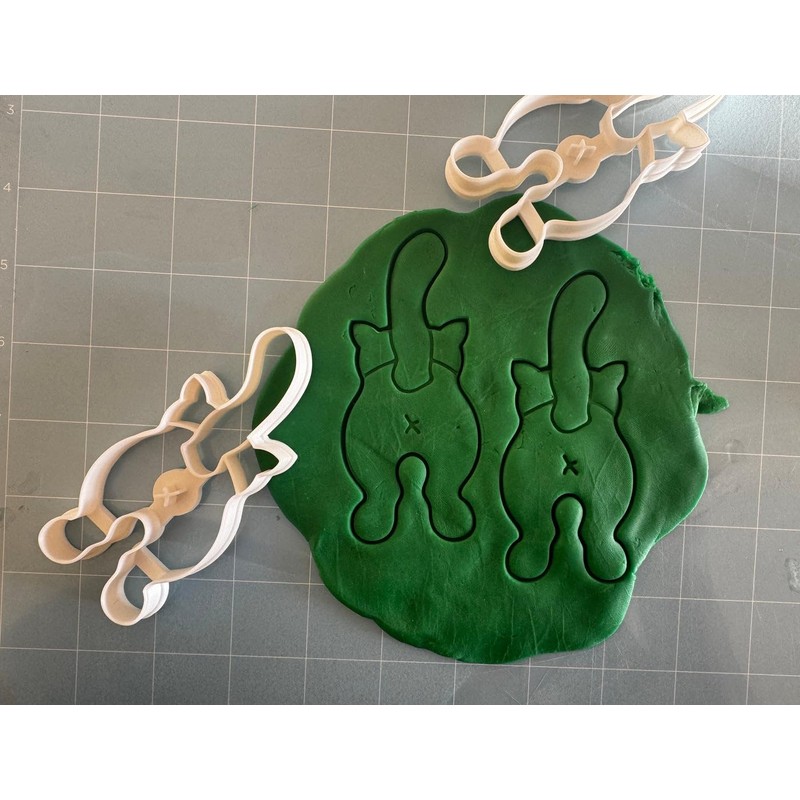 Kitty Butt Cookie Cutter Set - 2 Piece - 4