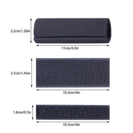 WINDAWNKE 2 Pcs Foam Handle Cover 4.2 Inch NBR Rubber Grip, Comfortable Foams Tubing Handle Grips for Bicycle Motorbike Handlebar Luggage Handles Replacement