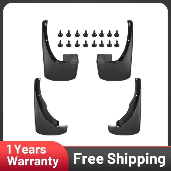 Unbranded 4Pcs Front & Rear Splash Guards Mud Flaps for