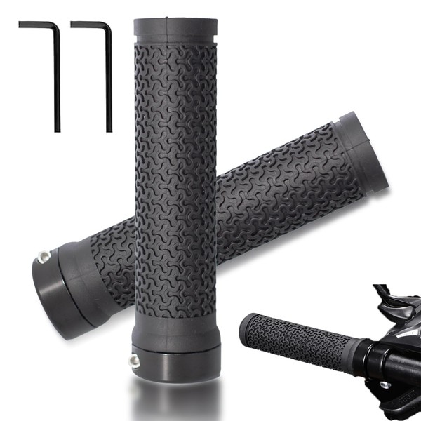 MOLHEM Bike Handlebar Grips, Non-Slip Handlebar Grips with 1 Pair