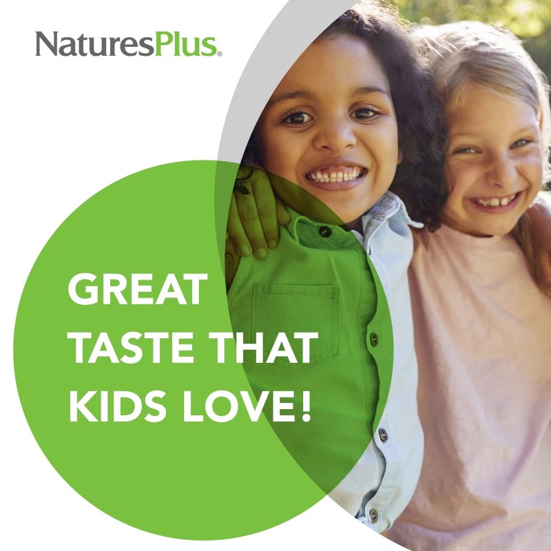 Nature's Plus Kids Tooth Probiotic Supplement with Calcium Vitamin D3