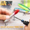 Dovesun Fishing Treble Hooks 3X Strong Professional V Triple Fishing