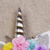 Nishine Unicorn Horn Floral Headband Glitter Ears Pony Head Bands