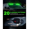 48 LED Flashing Warning Hazard Interior Windshield Visor Traffic Light