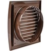Brown Exhaust Hood Vent 6'' Inch with Built-in Pest Guard