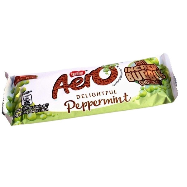 Nestle Aero Mint Chocolate Bar - 36g - (Pack of 6)