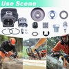 Adefol 54mm Cylinder Piston Kit for Stihl MS460 046 Chainsaws