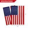 Anley Double Sided Premium Garden Flag, US Garden Flag -