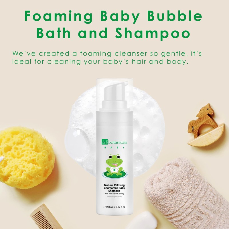 Dr Botanicals Natural Relaxing Chamomile Baby Shampoo with Aloe Vera
