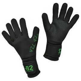 FLADEN Fishing - Pair of Full Fingered Soft Non Slip Neoprene Gloves With Extended Cuffs and Secure Wrist Band Velcro Fasteners - Designed for Working in Cold Damp Wet Conditions (XL) [22-1817XL]